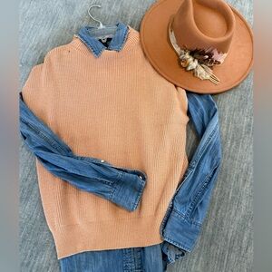 LAYERING: Tan Sweater